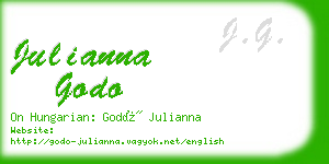 julianna godo business card